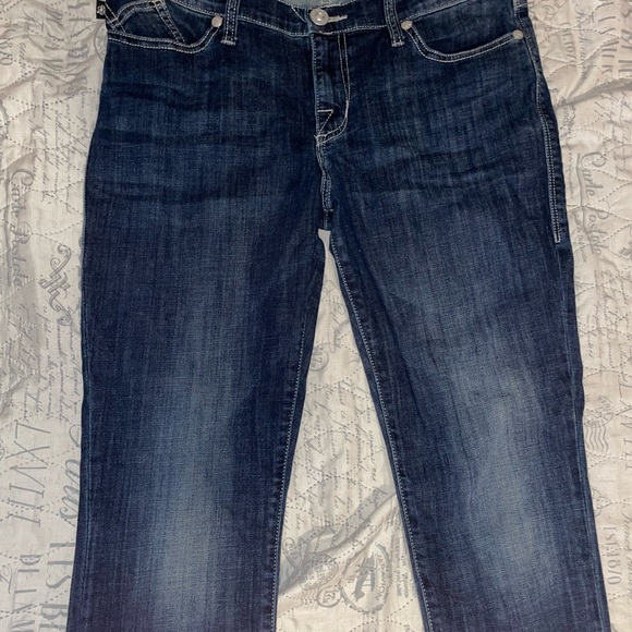 Rock & Republic Blue Boot Cut Jeans with Embroidery - Picture 2 of 2